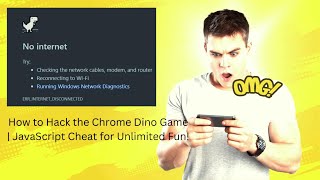 How to Hack the Chrome Dino Game | JavaScript Cheat for Unlimited Fun!