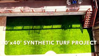 Synthetic Turf installation