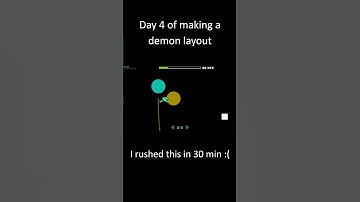 Day 4 of making a demon layout #geometrydash #geometrydash2 #geometrydashlayout #gd #gdmusic