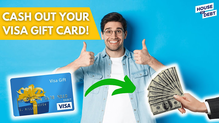Transfer from visa gift card to bank account