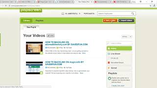 HOW TO BACKLINK ON popscreen.com BY SAVESFUN.COM
