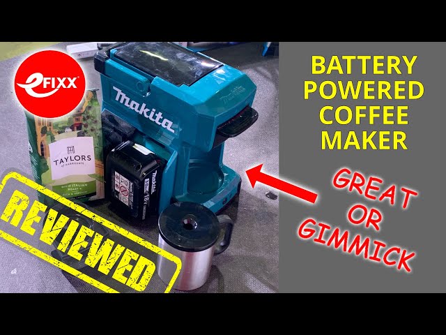 REVIEWED: MAKITA COFFEE MAKER - Great or Gimmick? - Should you buy one? 