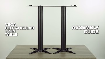 Vega Twin Table Base - Assembly Instructions
