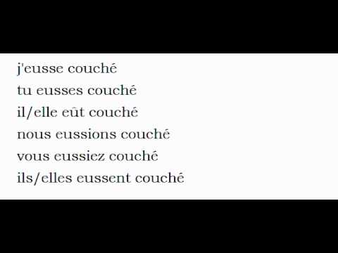 Conjugaison française = Toutes les formes #Coucher - YouTube