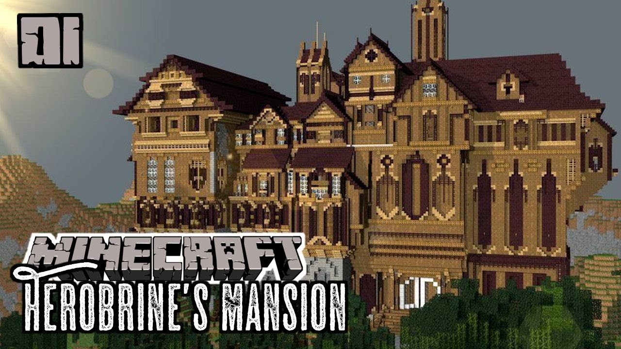 MINECRAFT Adventure Map 🧱 01 • Herobrine's Mansion - YouTube