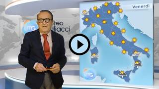 Previsioni meteo per venerdì 1 maggio. Qualche pioggia al Sud