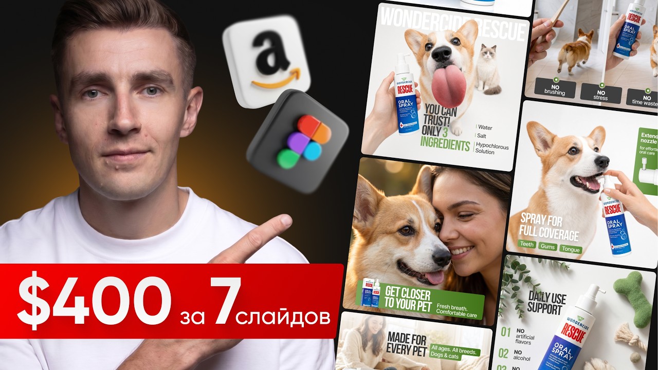 AMAZON дизайн | делаем инфографику для Амазон USA в Figma