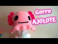 Ajolote Gorro a Crochet  1 de Febrero dia del Ajolote