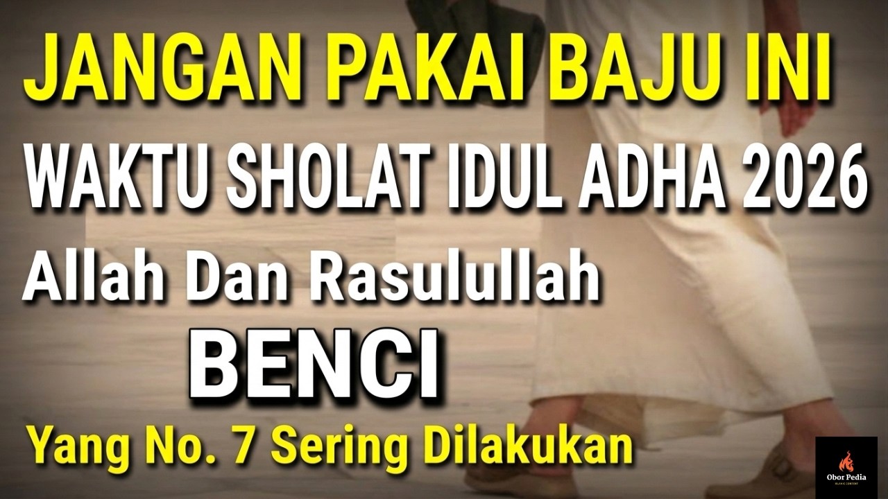 Allah Murka ?! Jauhi 7 Jenis Pakaian Yang Tidak Boleh Dipakai Saat Shalat Idul Adha 27 Mei 2026