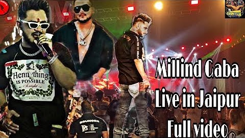 Millind Gaba 🤟live in Jaipur🥰 ।।full video 😎🤟🥰#youtube #millindgaba #video