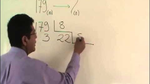 Convertir de Decimal a Octal