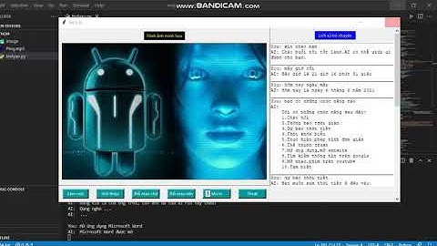 Trợ lý ảo python với Tkinter