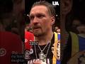 USYK: "My daughter in a bomb shelter, my country under attack" #shorts