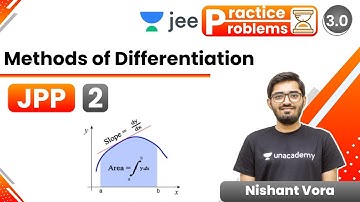 JEE: Methods of Differentiation JPP - 2 | Unacademy JEE | JEE Maths | Nishant Vora