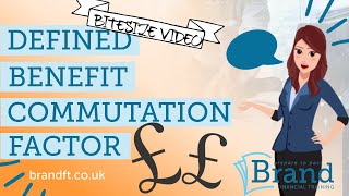 Defined Benefit Commutation Factors 2022/23 CII R04, AF7, J05