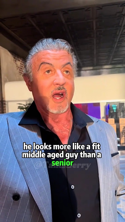 Why Does 78 Years old Sylvester Stallone look like a 27 Year old in his prime!