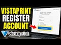 How to register with Vistaprint for marketing print branding - Detailed Guide