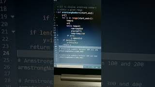 Python | UDF to show Armstrong numbers within a given range