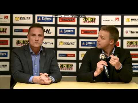 Roger Rönnberg och Bert Robertsson blir förbannade på varandra | Frölunda-Skellefteå SHL 2014/2015 |