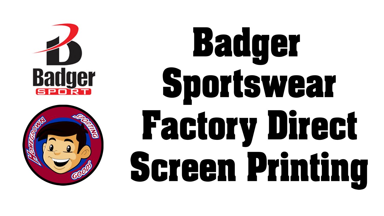 Badger Sportswear Factory Direct Screen Printing Homegrown Sporting