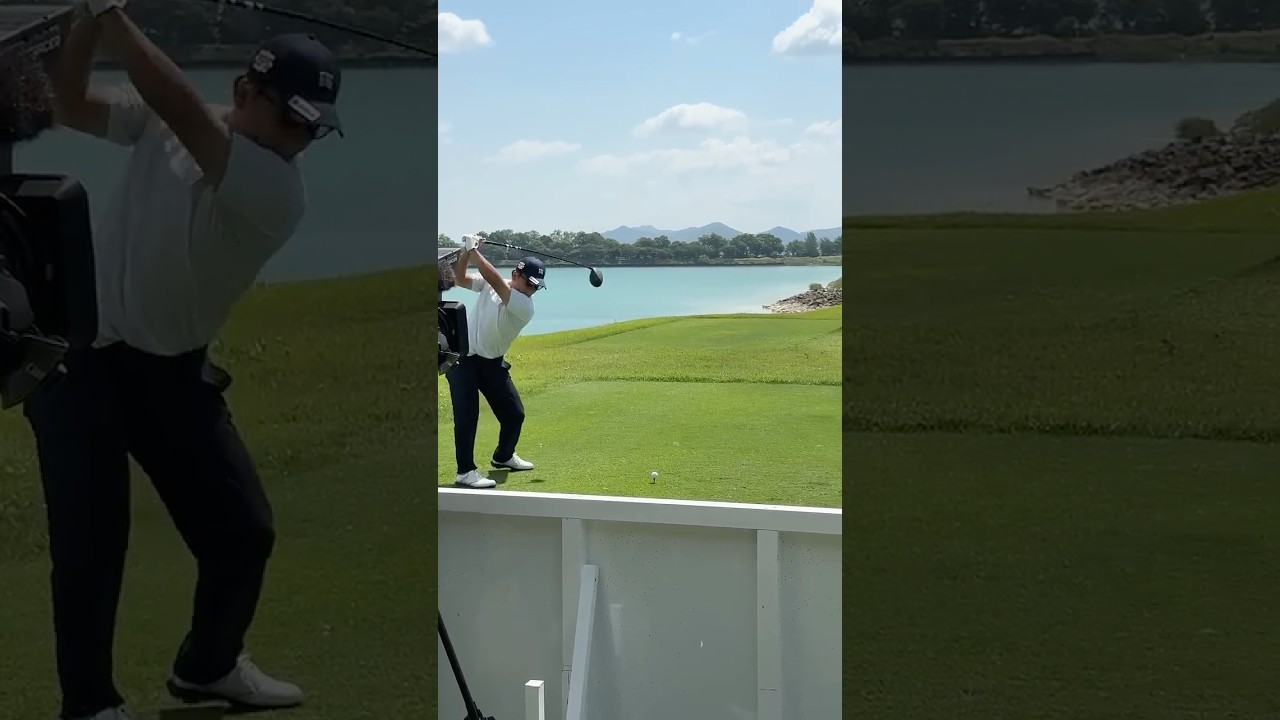 Current swing vibe.🏌️‍♂️⛳️最近のスイングはこんな感じ。#golfswing  #golfstagram #golfaddict#swingfever