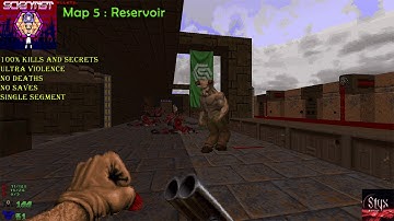 Doom 2 Scientist 2023 Map 5 : Reservoir ( Ultra Violence 100% )