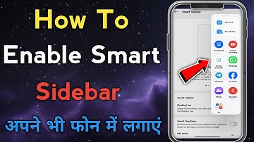 How To Enable Sidebar | Smart Sidebar Kya Hai | Smart Sidebar Kaise Chalu Kare | Sidebar Settings 