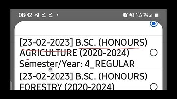 RESULTS ANNOUNCED BY SRI DEV SUMAN UTTRAKHAND UNIVERSITY FOR BSC