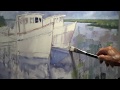 Oil Painting- impressionist boats by Michael Pintar