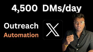 How I send 4500 Cold DMs per day | X (twitter) Cold Outreach Automation Full Guide