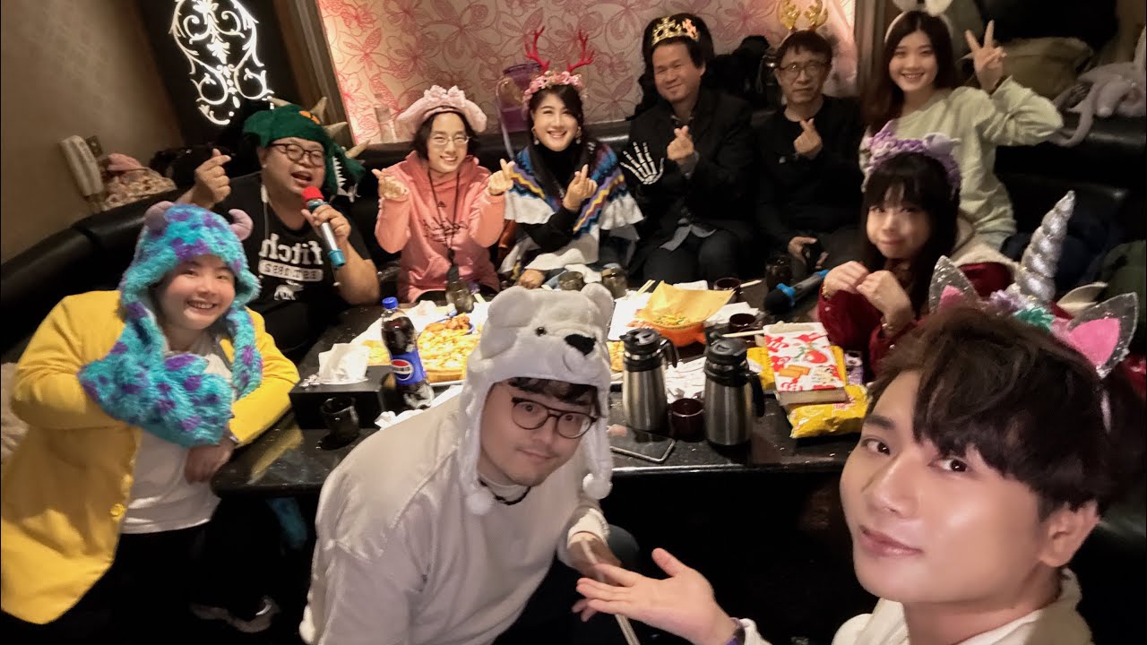 「生活記錄影片版」祝福Tim&麗雁一月壽星生日快樂難得第一次大家一起約唱歌