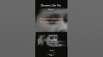 Thumbnail of 🎧 SOMEONE LIKE YOU ( Adele ) 🎧#music #fyp  #storymusic #nostalgia #romanticsong  #storywa #foryou