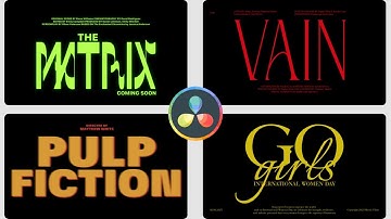 66 Customizable Cinematic Titles for DaVinci Resolve | Pro Quality