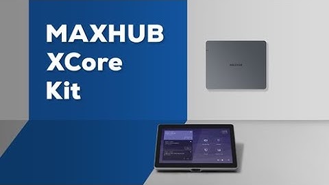 Bundle A: MAXHUB XCore Kit for Microsoft Teams Rooms