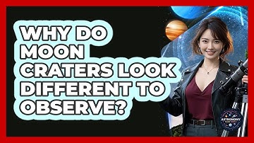Why Do Moon Craters Look Different To Observe? - Astronomy Made Simple