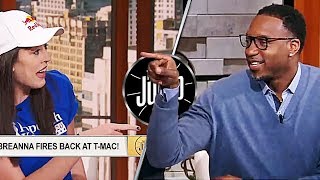Top WNBA Draft Pick Breanna Stewart Fires At T-Mac For Saying Girls Can't Dunk | The Jump
