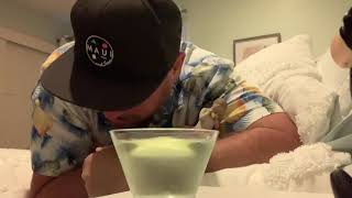 Mixologist “Apple Martini”Making drinks in Isolation. Why not? It’s the quarantine!