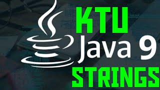 KTU OODP: Java Strings Basics