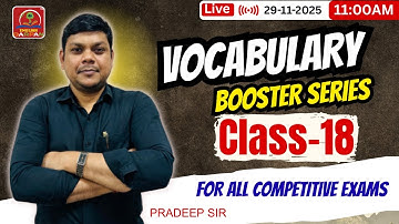 🎯 VOCABULARY BOOSTER SERIES – CLASS 18