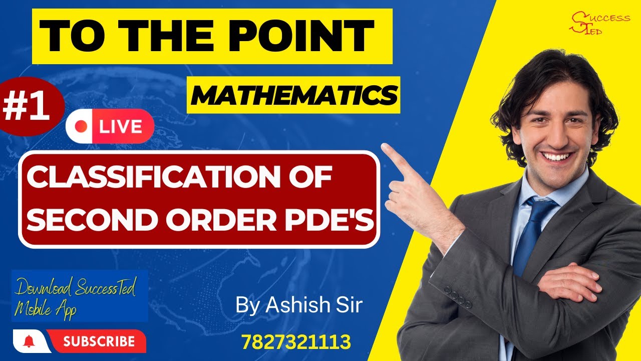 Classification of second order PDEs | Partial Differential equations ...