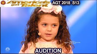 Video thumbnail of "Sophie Fatu 5 years old Sings “My Way” Simon Wants Her To Date His Son America's Got Talent 2018"