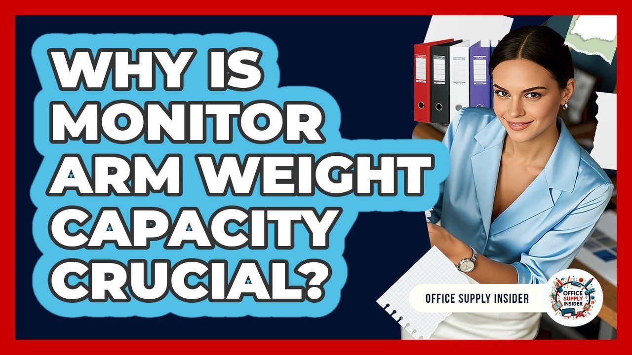 Why Is Monitor Arm Weight Capacity Crucial? - Office Supply Insider