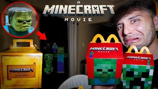 Do Not Order All Minecraft Movie Happy Meal In Real Life Or Creeper Zombie  Skeletons Will Appear