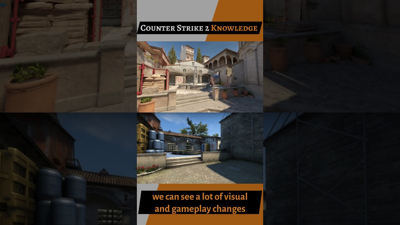 Counter-Strike comparing the new and old Inferno 