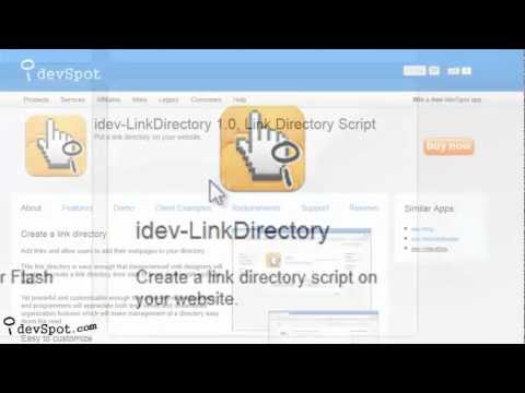 idev-LinkDirectory 1.0, Link Directory Script