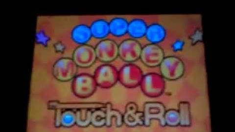 Super Monkey Ball Touch & Roll (DS) gameplay - Part 1