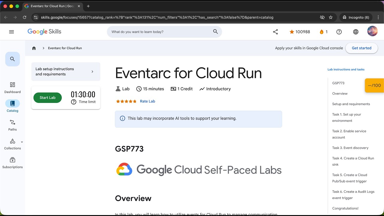 Eventarc for Cloud Run | GSP773
