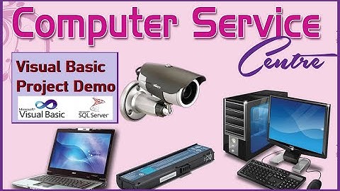 Computer Service Center Billing    VB net CSharp Java Android Python Project Idea and Demo VB122
