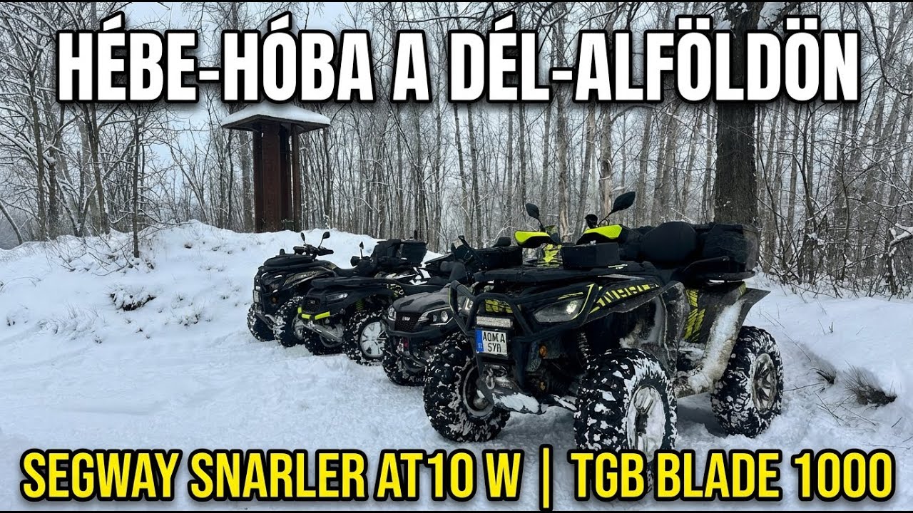 Hébe-hóba a Dél-Alföldön | Segway Snarler AT10 W
