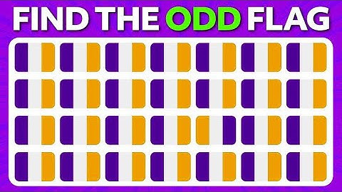 Spot the different flag - Learn countryflags - Visual attention for kids